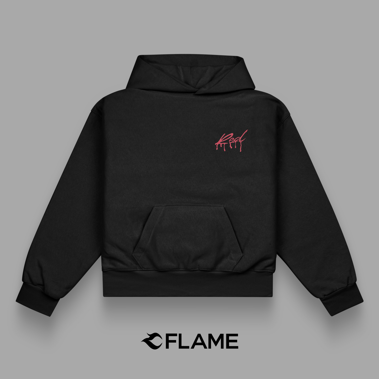 PLAYBOI CARTI Red Hoodie Oversize