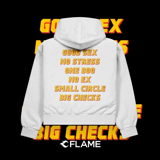 FLAME No Stress Hoodie Oversize