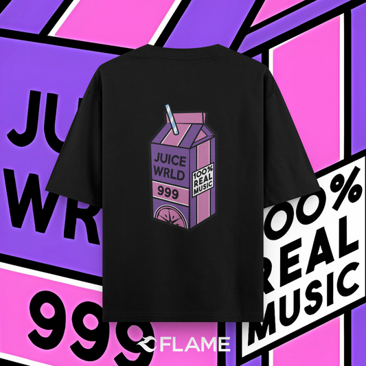 JUICE WRLD Lyrical Lemonade Purple T-shirt Oversize