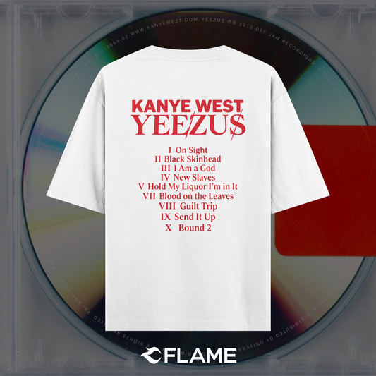 KANYE WEST Yeezus Album T-shirt Oversize