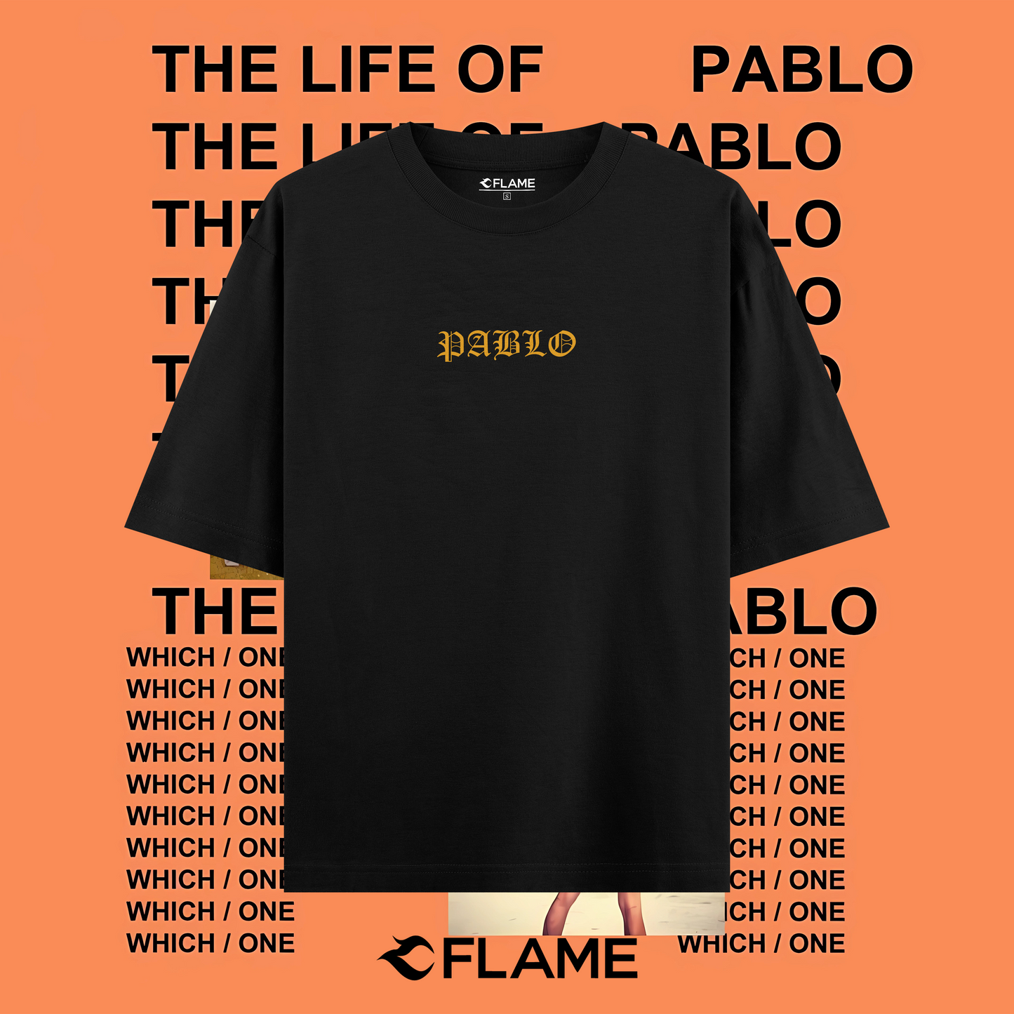 KANYE WEST The Life Of Pablo T-shirt Oversize