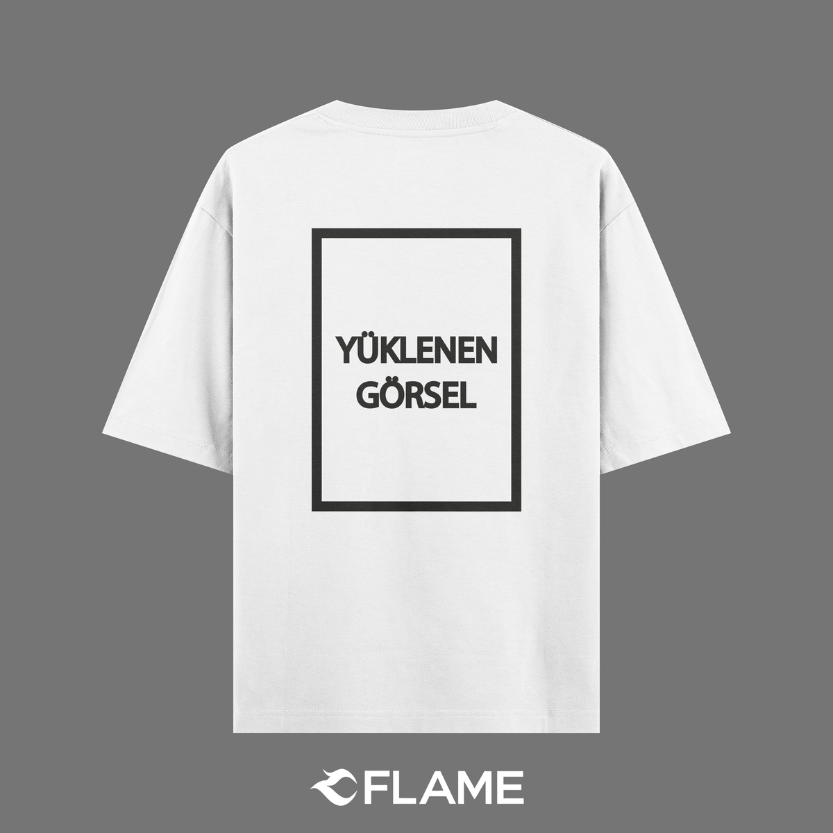 Kişiye Özel Baskılı T-shirt Oversize