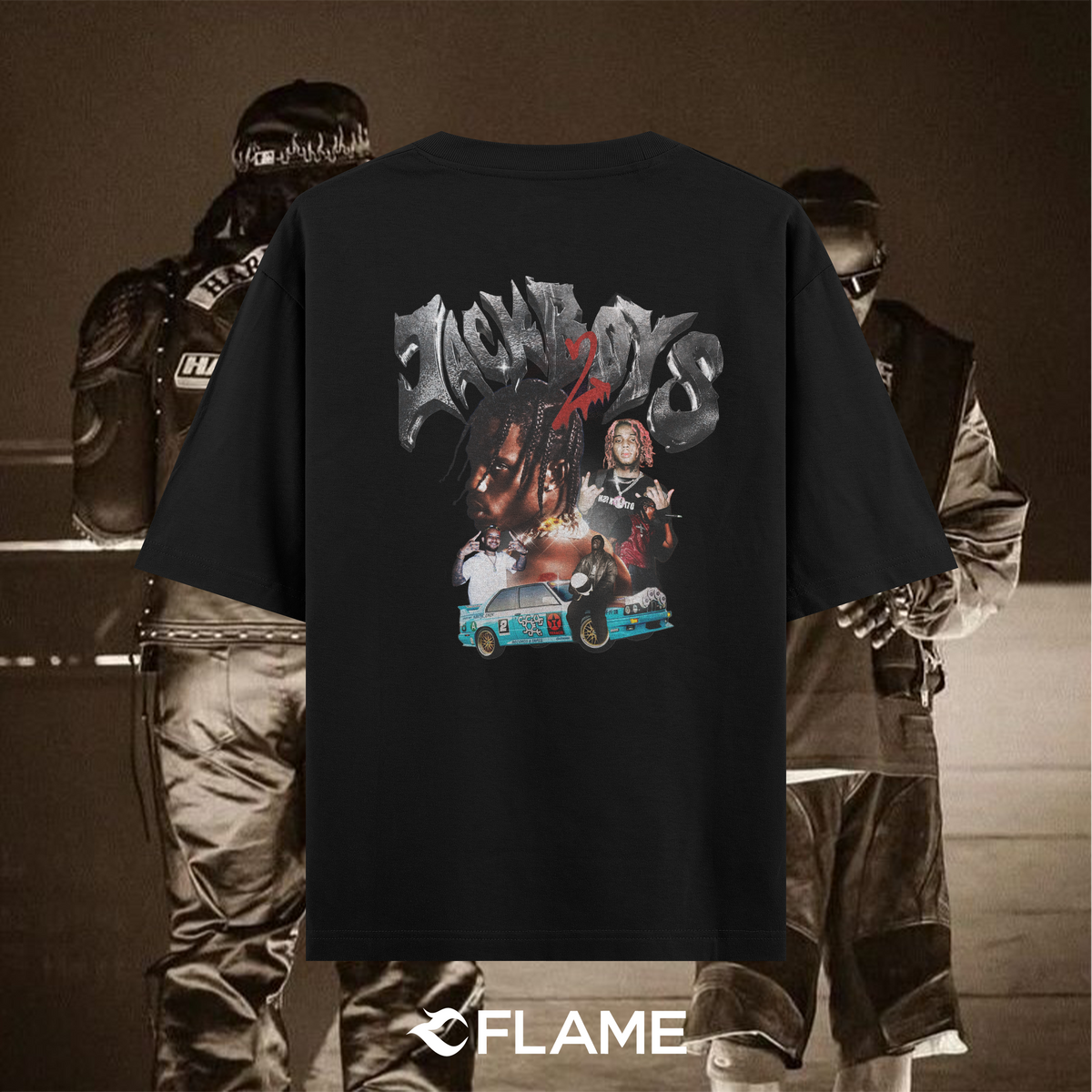 CACTUS JACK Jackboys II Crew T-shirt Oversize
