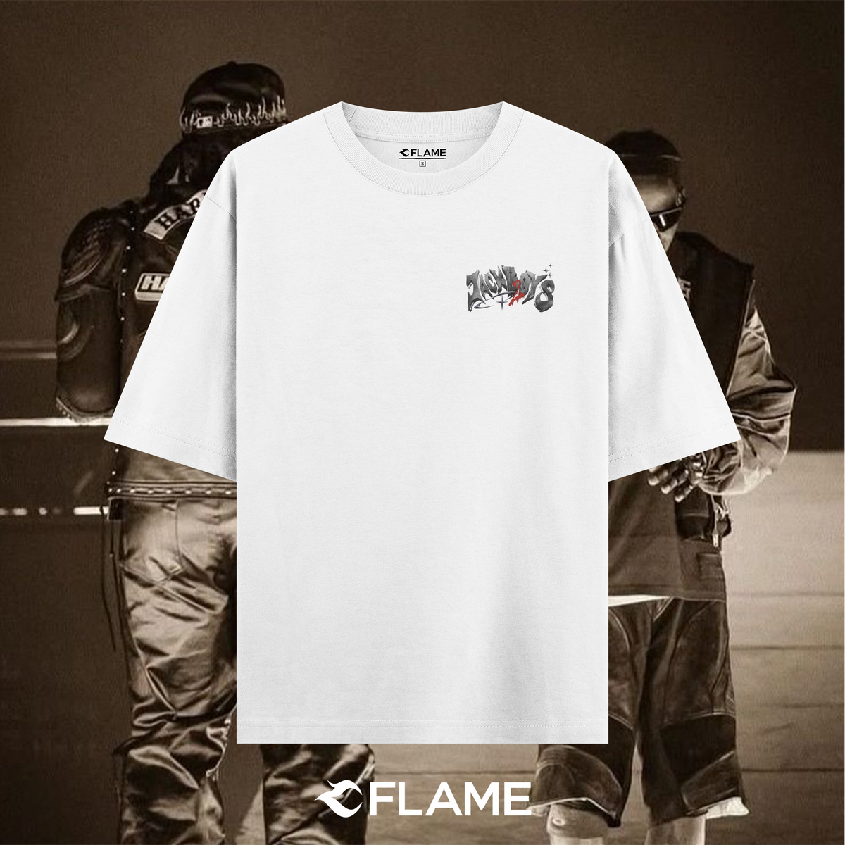CACTUS JACK Jackboys II Crew T-shirt Oversize