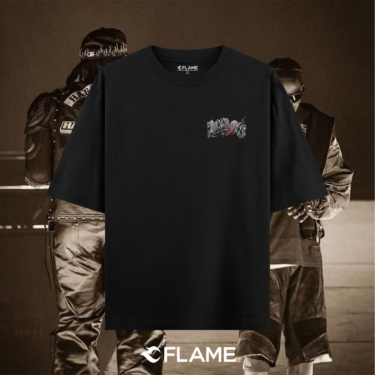 CACTUS JACK Jackboys II Crew T-shirt Oversize
