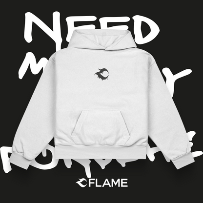 FLAME Need Money For Porsche Hoodie Oversize