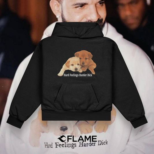 DRAKE Hard Feelings Harder D*ck Hoodie Oversize