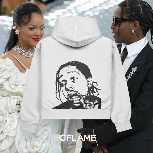 A$AP ROCKY X RIHANNA What's up Riri/Rocky Hoodie Oversize