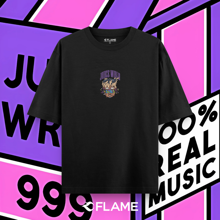 JUICE WRLD Lyrical Lemonade Purple T-shirt Oversize
