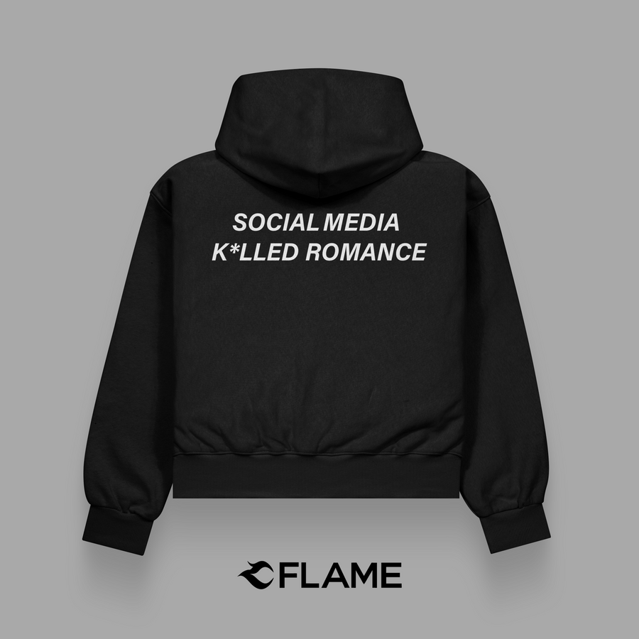 SOCIAL MEDIA K*LLED ROMANCE Hoodie Oversize