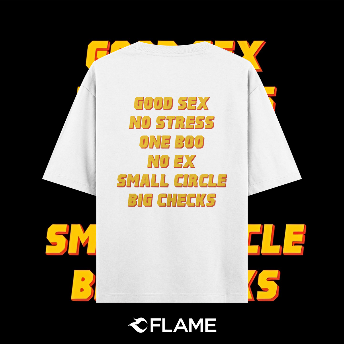 FLAME No Stress T-shirt Oversize