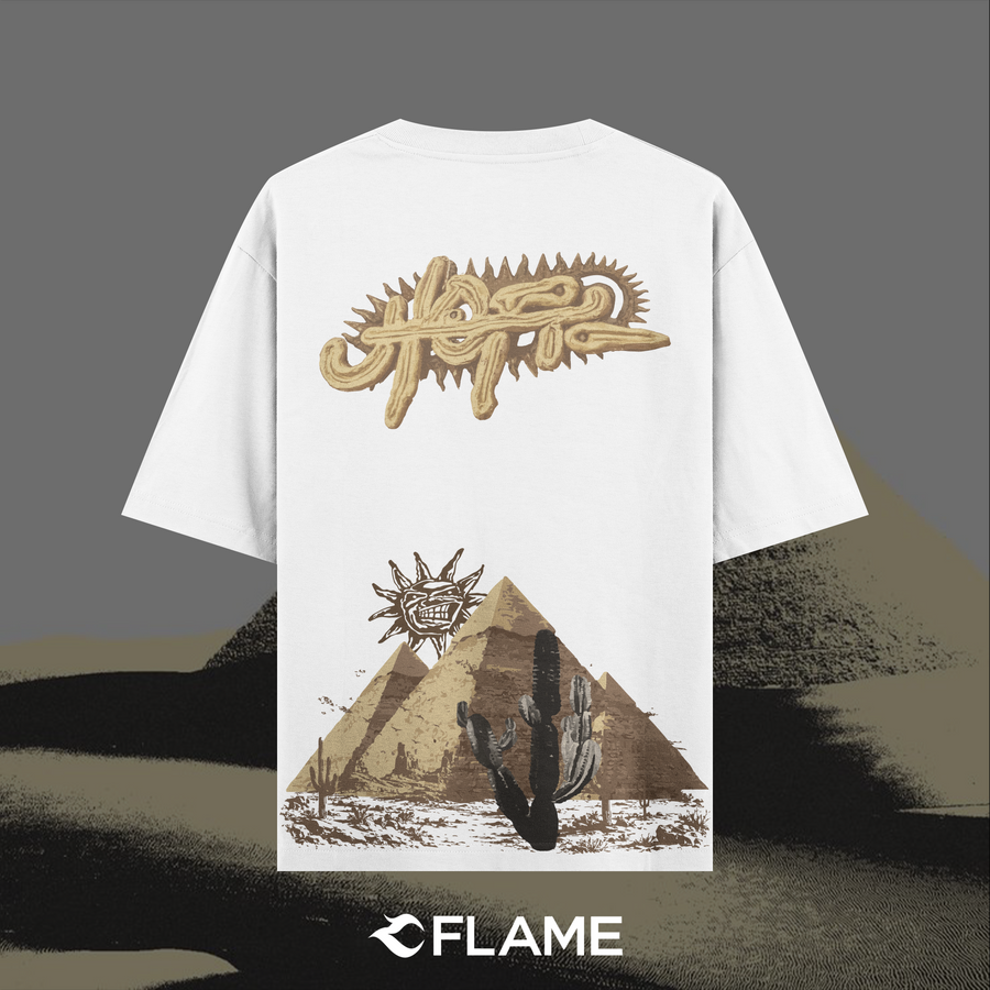 TRAVIS SCOTT Utopia Pyramid T-shirt Oversize