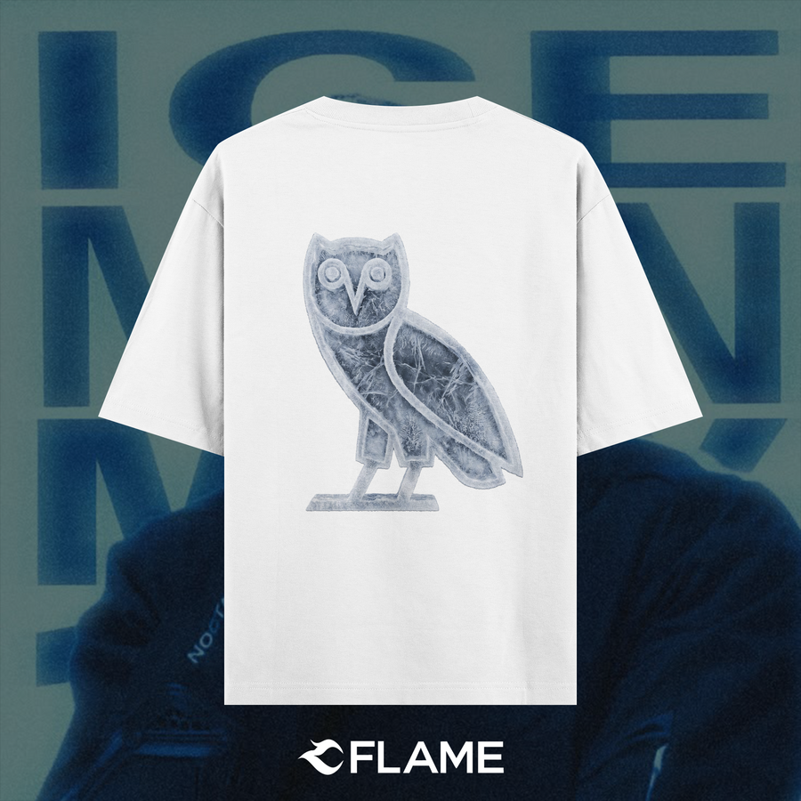 DRAKE Ovo Sound / Version Iceman T-shirt Oversize