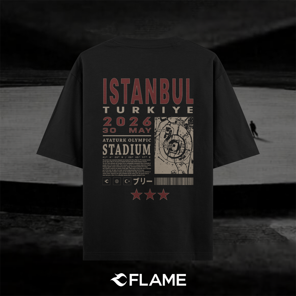 KANYE WEST Tour 2026 • Istanbul T-shirt Oversize
