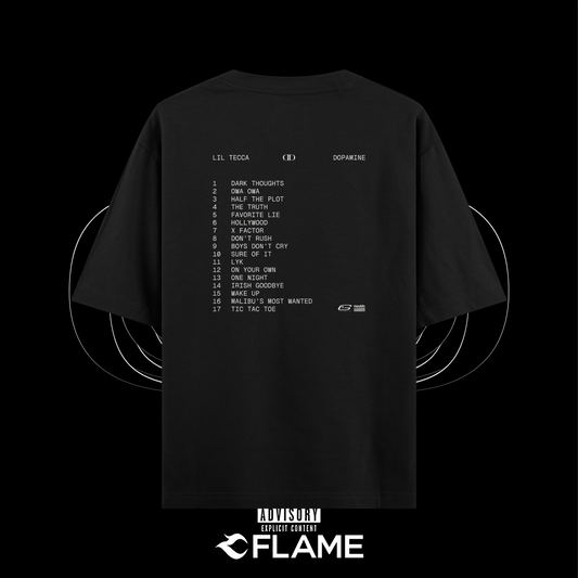 LIL TECCA Dopamine Album Cover T-shirt Oversize