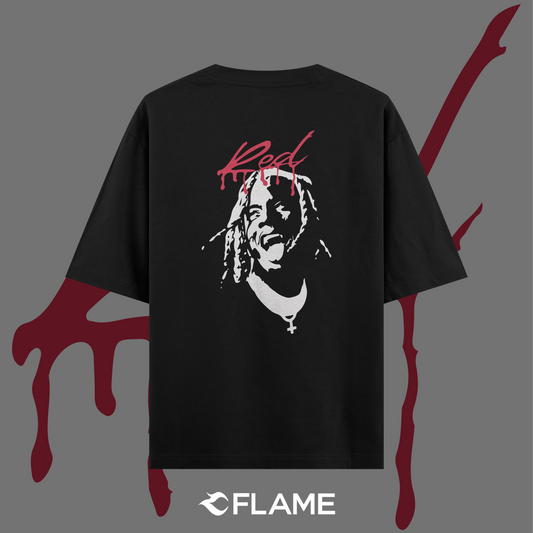 PLAYBOI CARTI Red T-shirt Oversize
