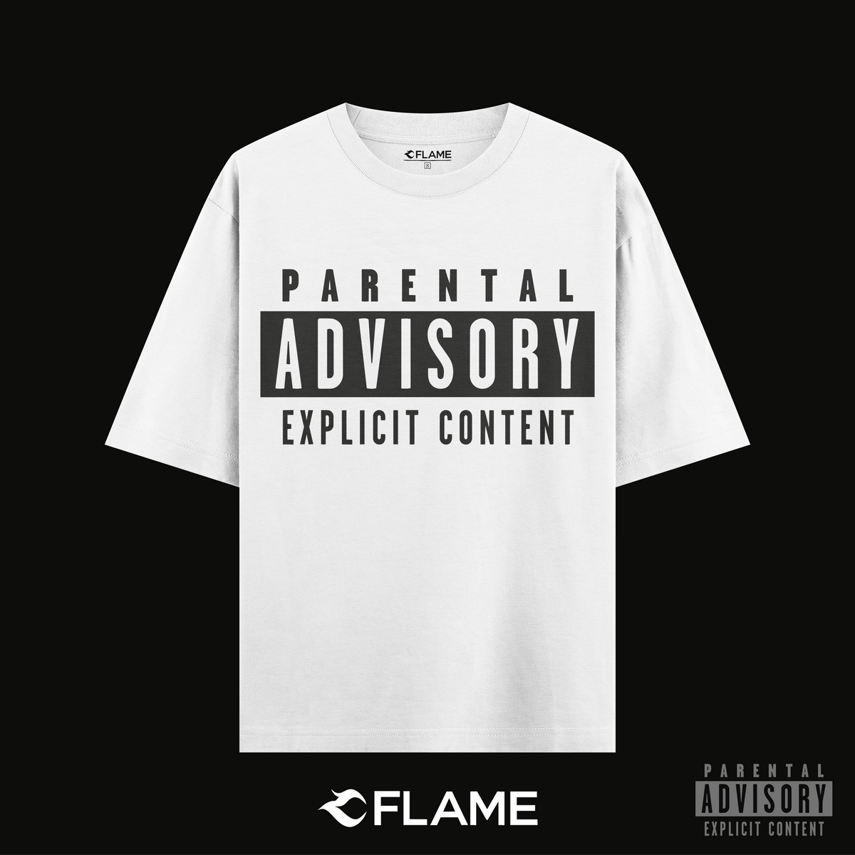 Parental Advisory T-shirt Oversize