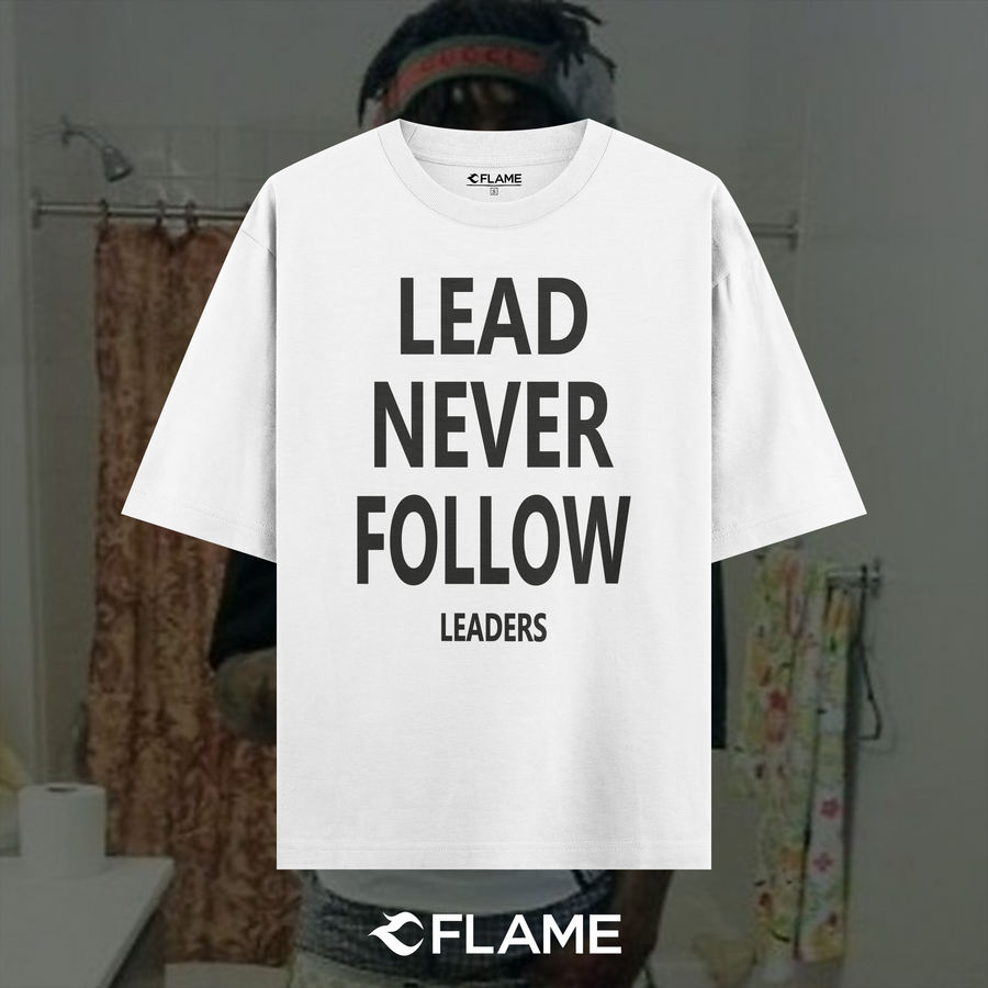 CHIEF KEEF Lead Never Follow Leaders T-shirt Oversize