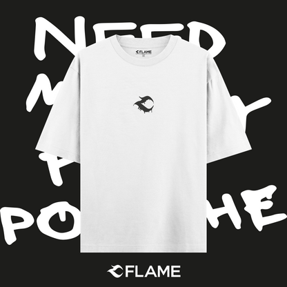 FLAME Need Money For Porsche T-shirt Oversize