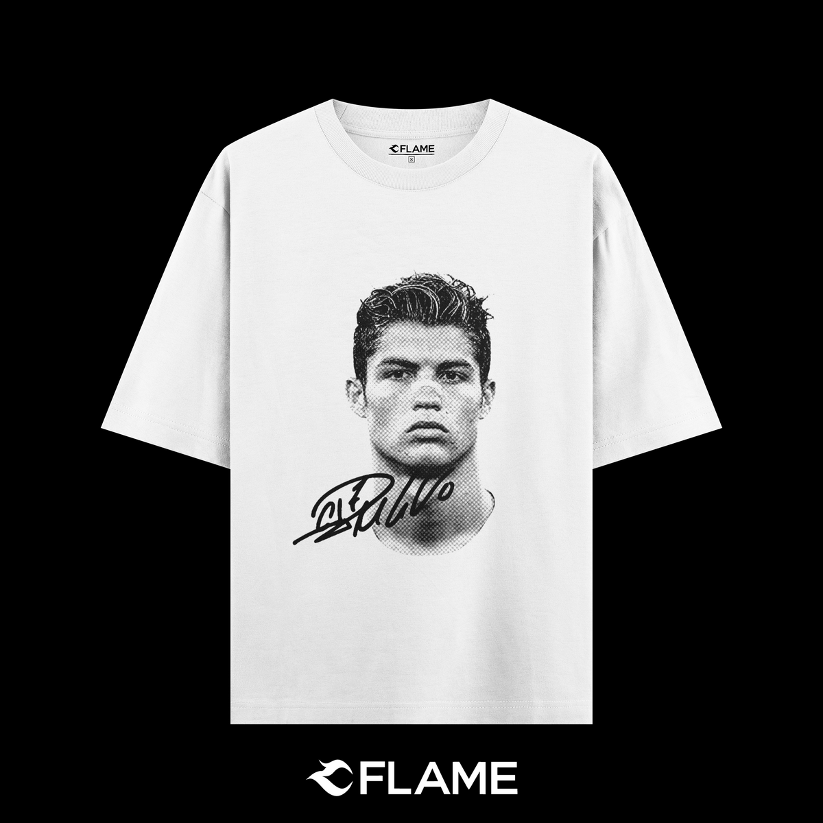 C. RONALDO Halftone T-shirt Oversize