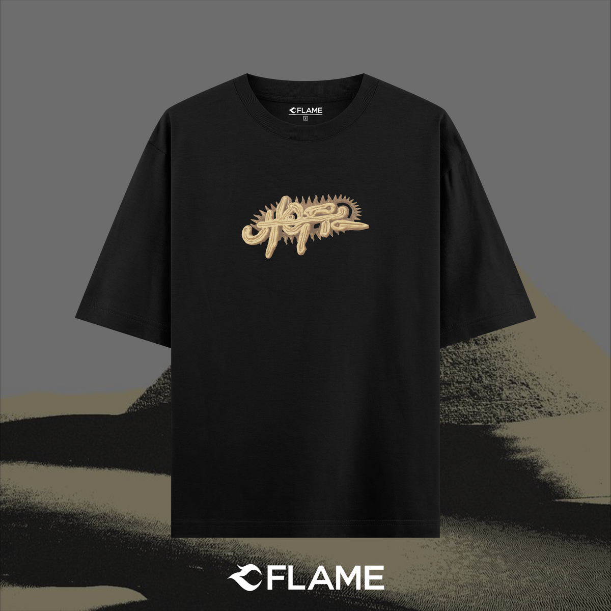 TRAVIS SCOTT Utopia Pyramid T-shirt Oversize