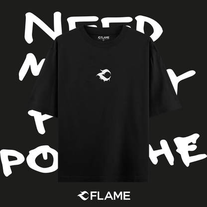 FLAME Need Money For Porsche T-shirt Oversize