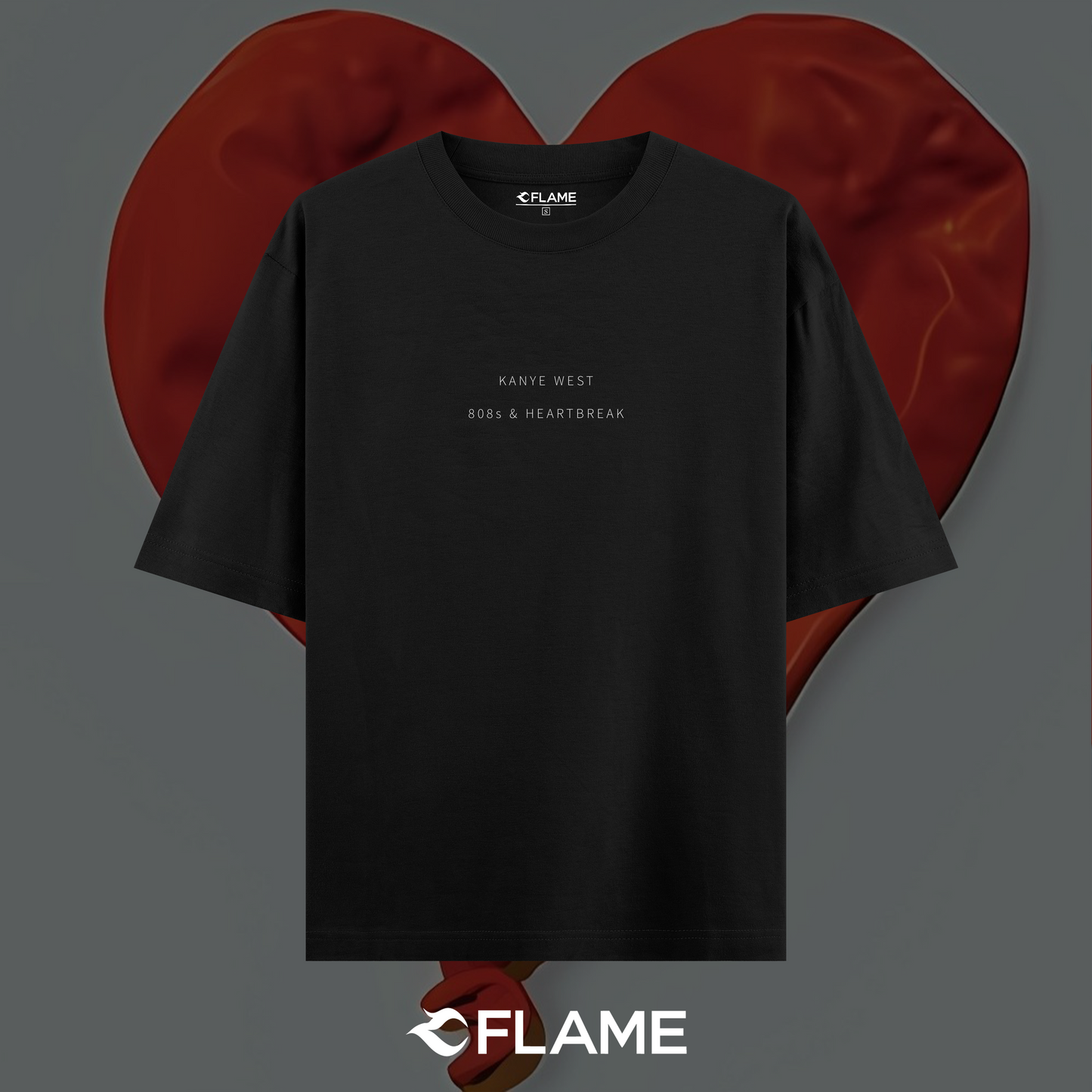 KANYE WEST 808s & Heartbreak T-shirt Oversize
