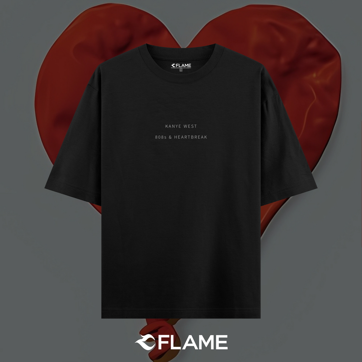 KANYE WEST 808s & Heartbreak T-shirt Oversize