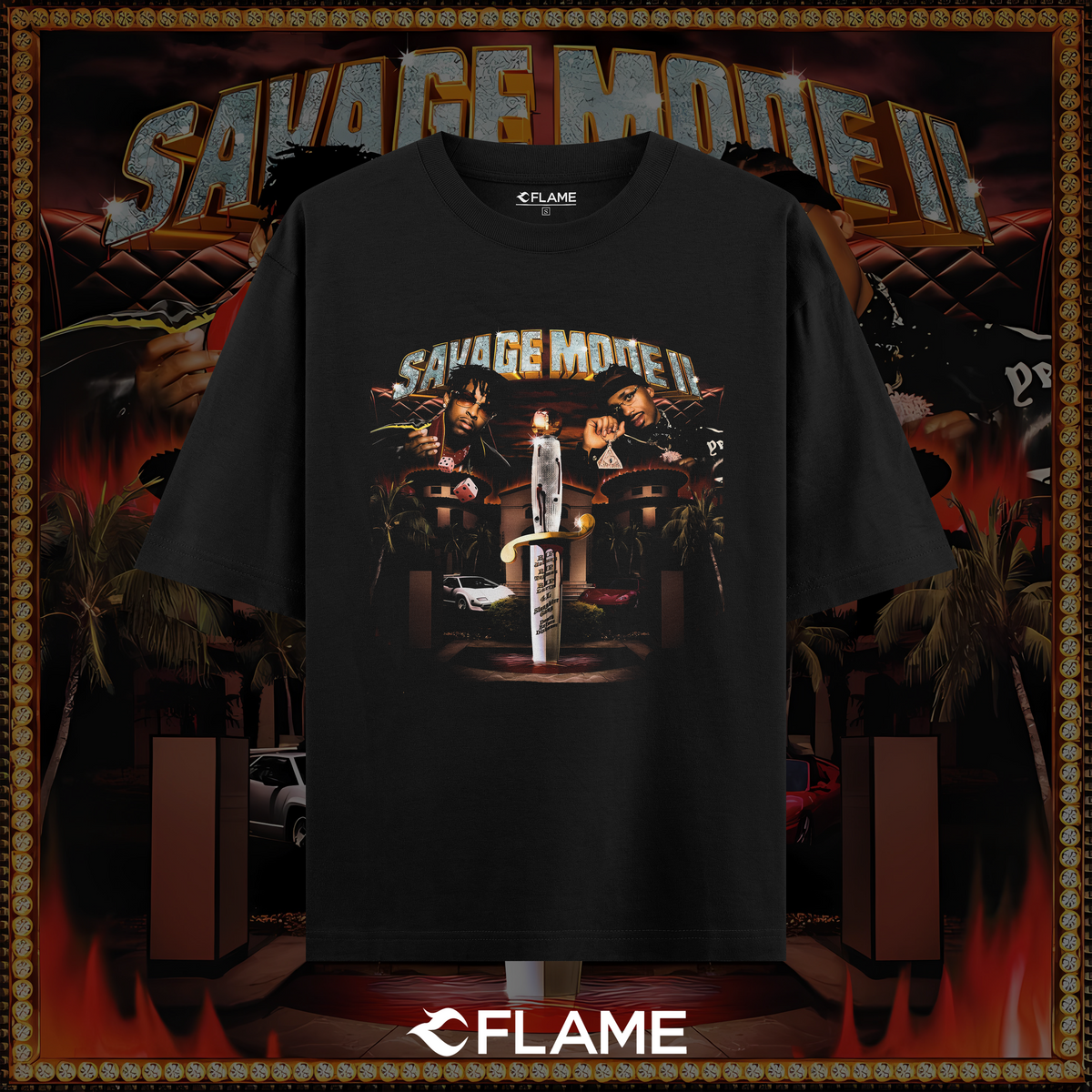 METRO BOOMIN X 21 SAVAGE Savage Mode II T-shirt Oversize