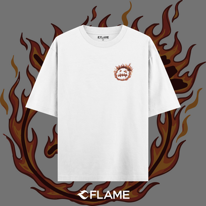 TRAVIS SCOTT Look Mom I Can Fly Flame Edition T-shirt Oversize