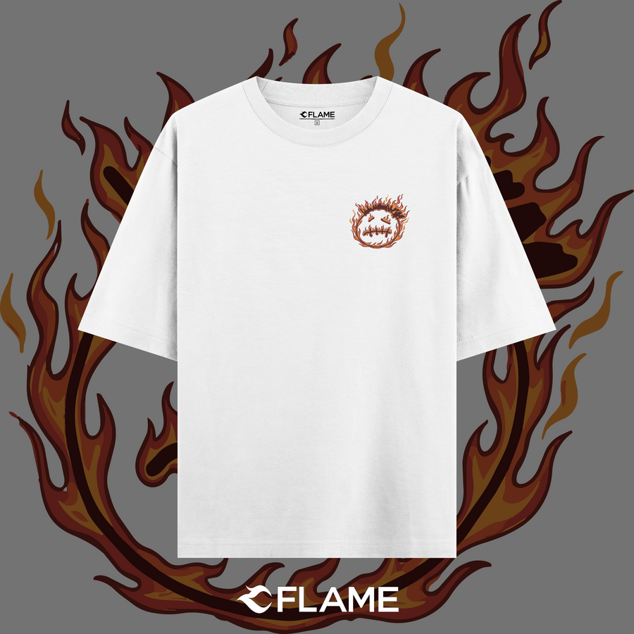 TRAVIS SCOTT Look Mom I Can Fly Flame Edition T-shirt Oversize