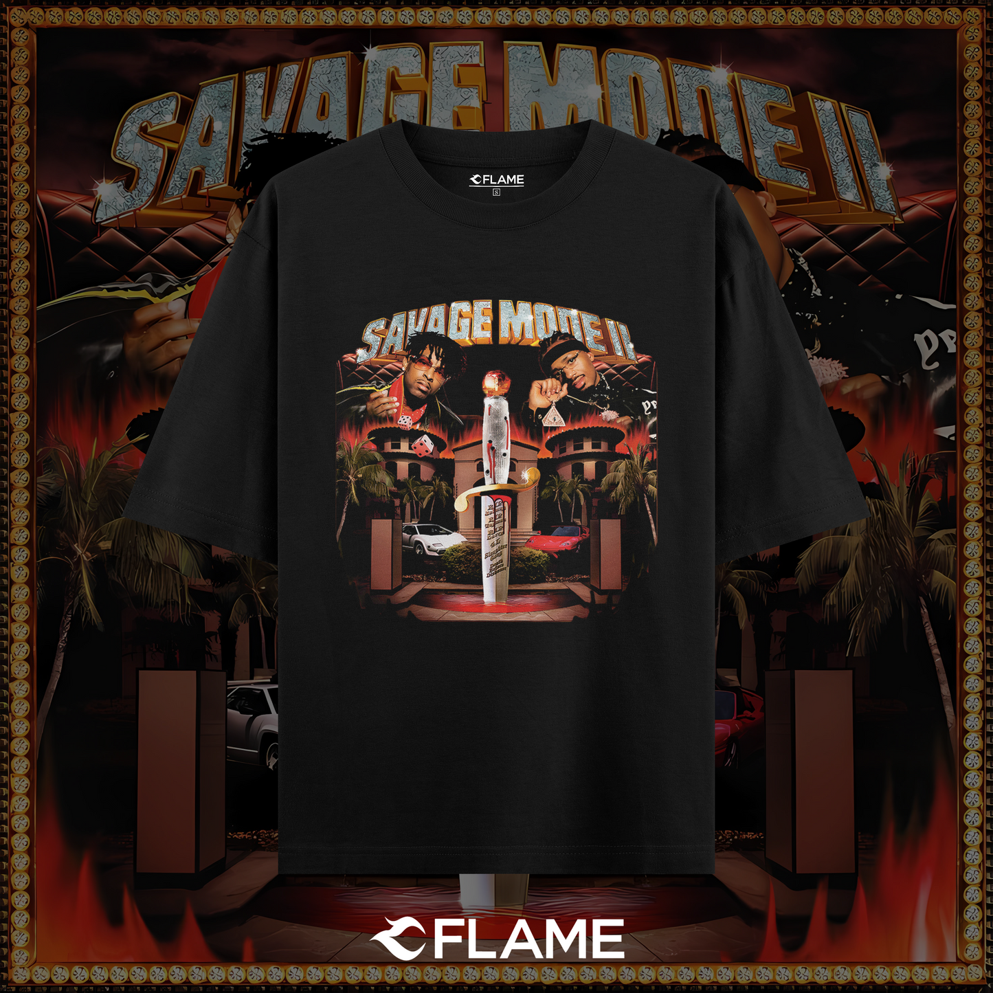 METRO BOOMIN X 21 SAVAGE Savage Mode II T-shirt Oversize