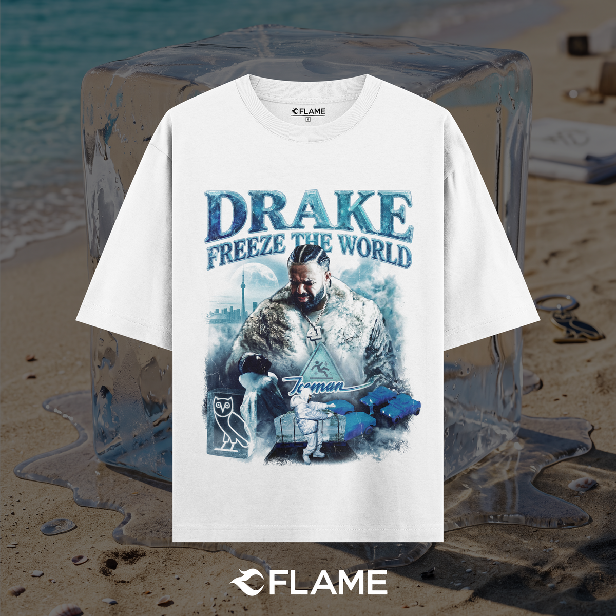 DRAKE Freeze The World T-shirt Oversize