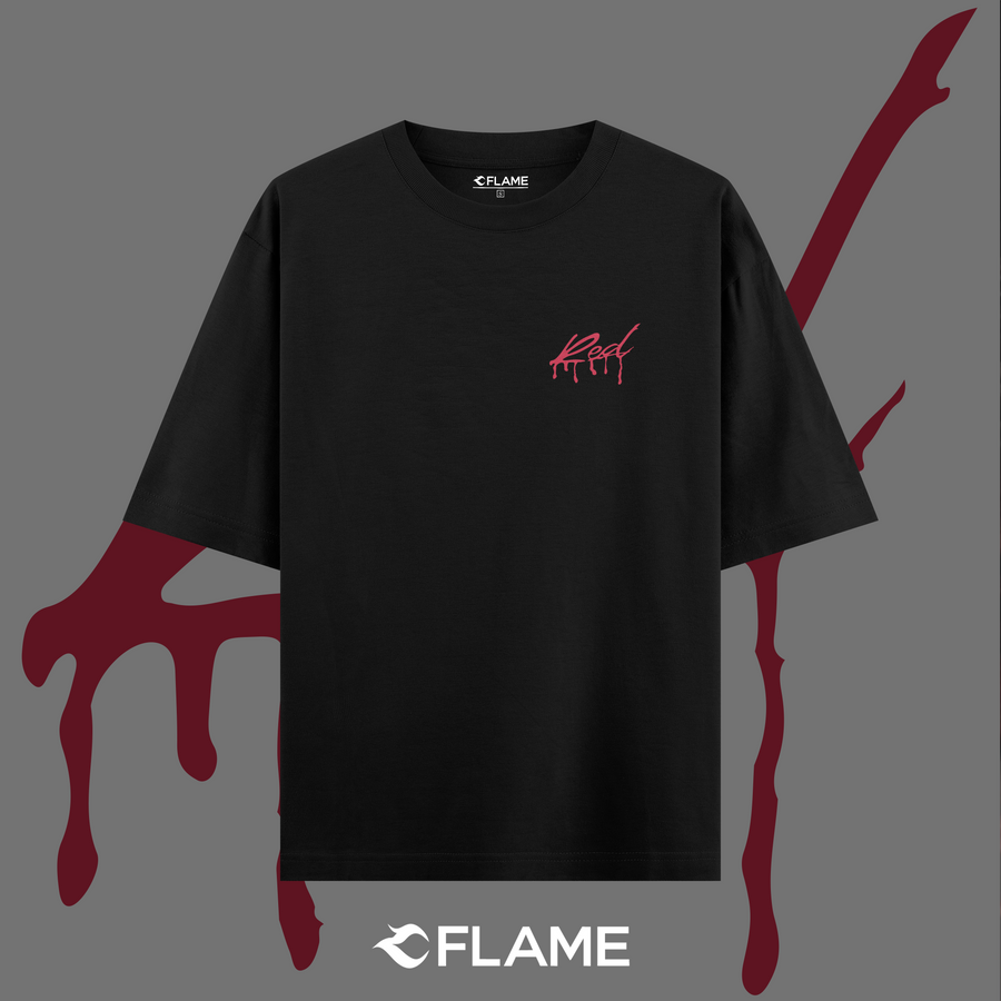 PLAYBOI CARTI Red T-shirt Oversize