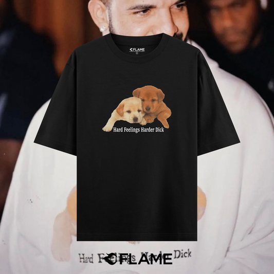 DRAKE Hard Feelings Harder D*ck T-shirt Oversize