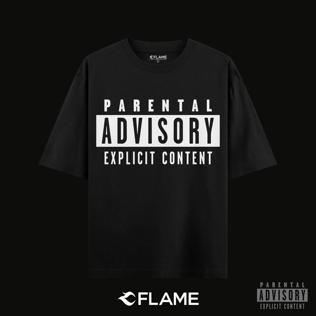 Parental Advisory T-shirt Oversize