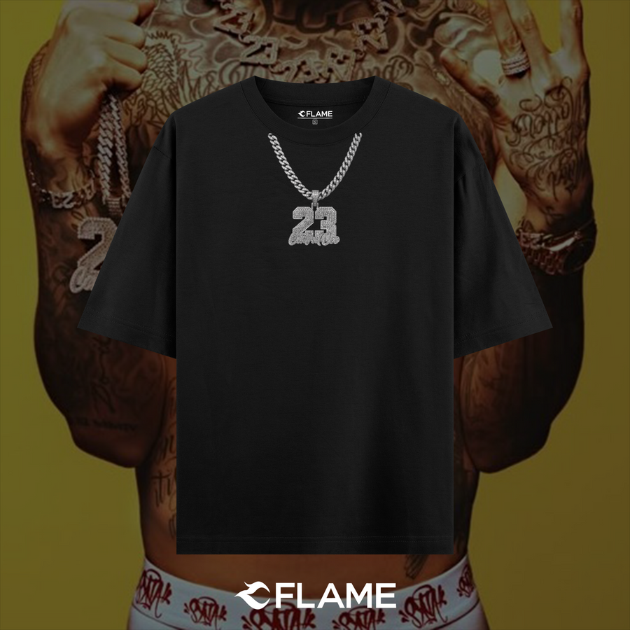 CENTRAL CEE 23 Chain T-shirt Oversize