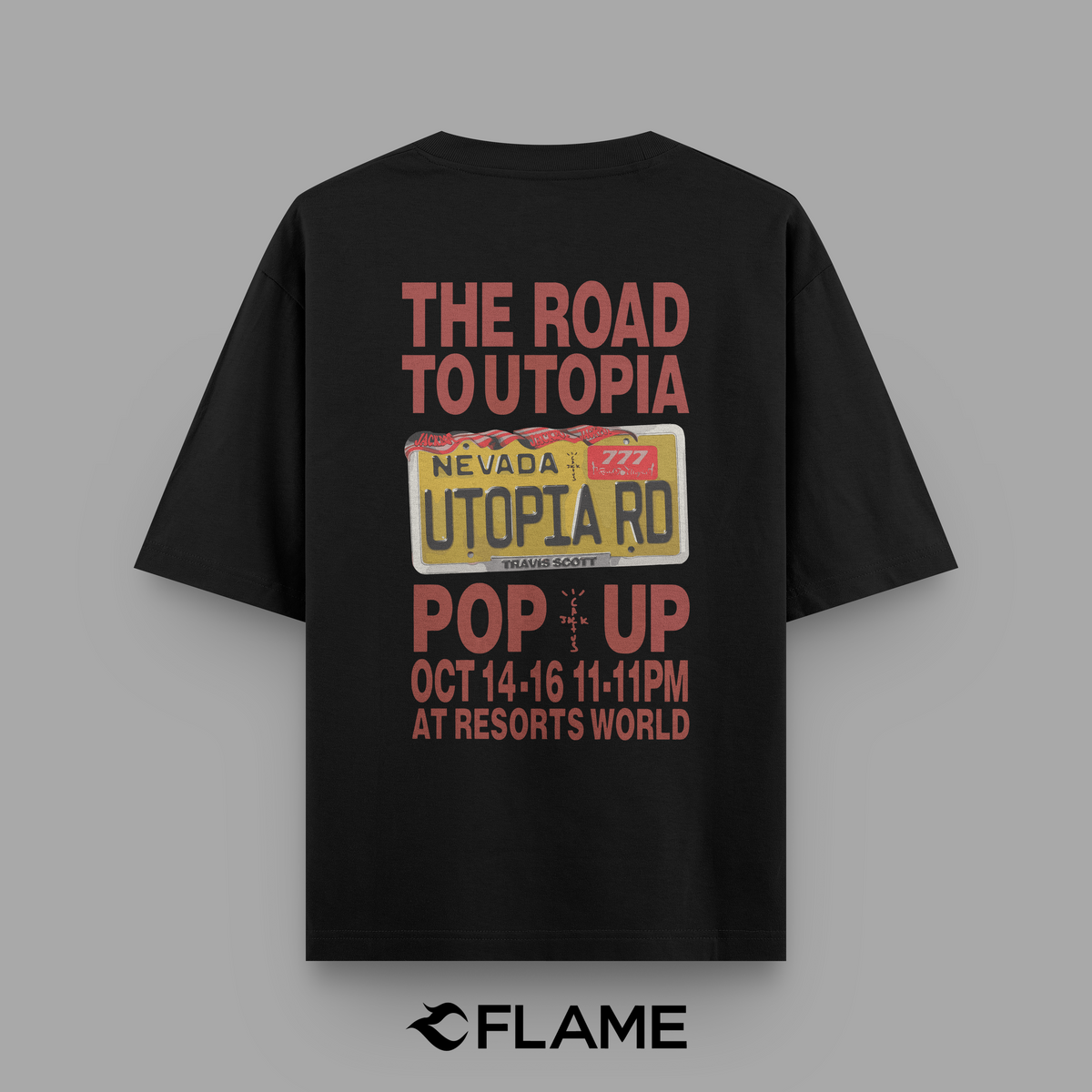 THE ROAD TO UTOPIA T-shirt Oversize