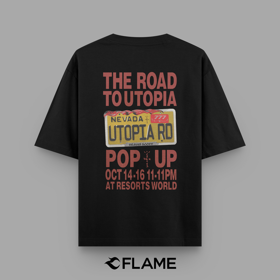 THE ROAD TO UTOPIA T-shirt Oversize