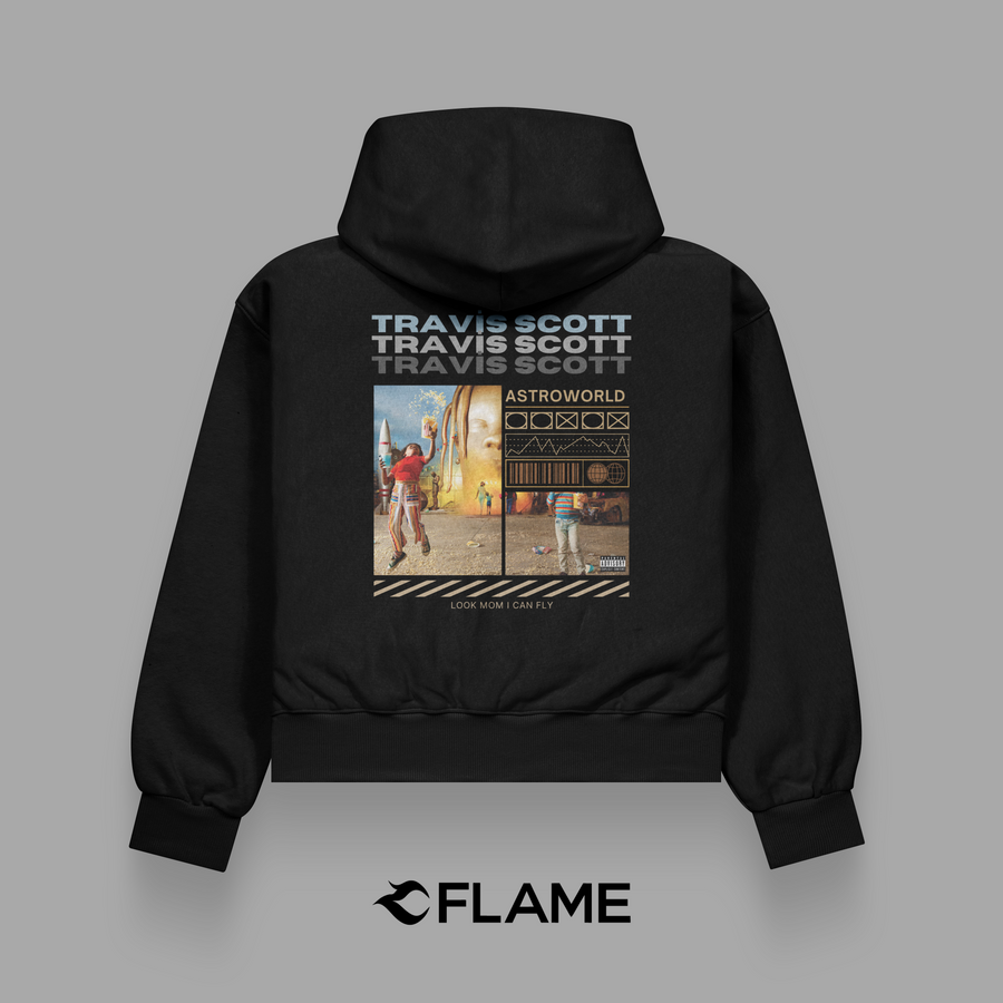 TRAVIS SCOTT Astroworld Hoodie Oversize