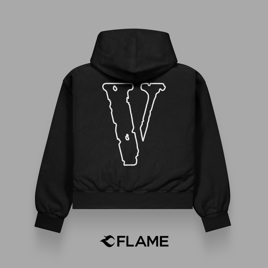 VLONE White Trim Hoodie Oversize