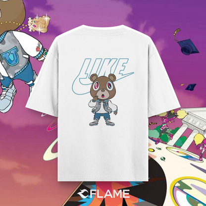 KANYE WEST Graduation Bear Like T-shirt Oversize