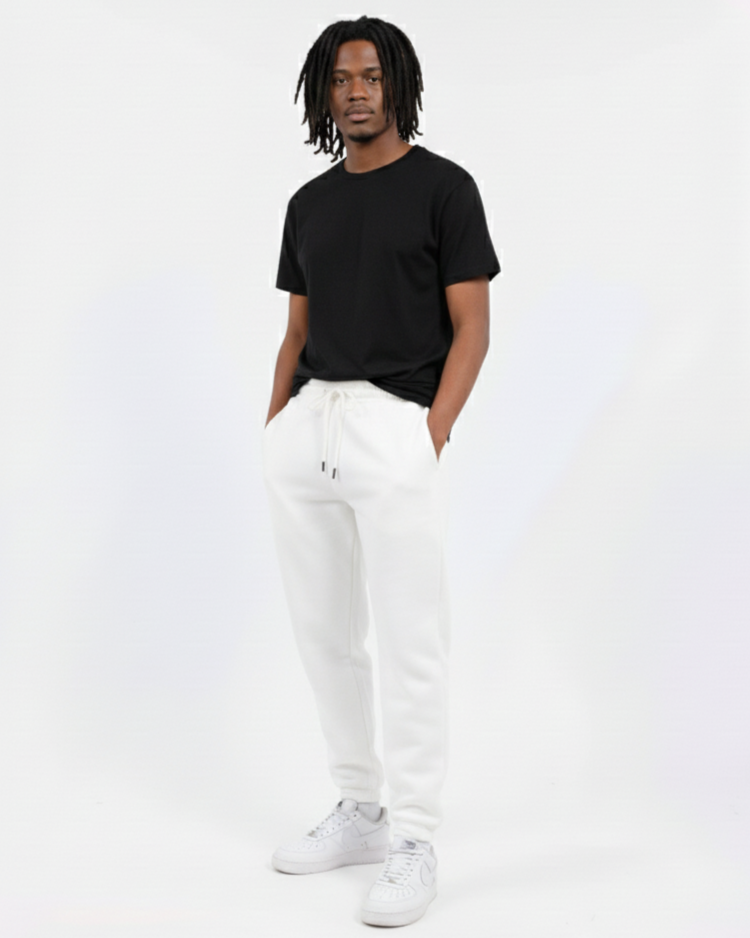 FLAME Lastik Paça Puffy Kumaş Eşofman Altı Oversize