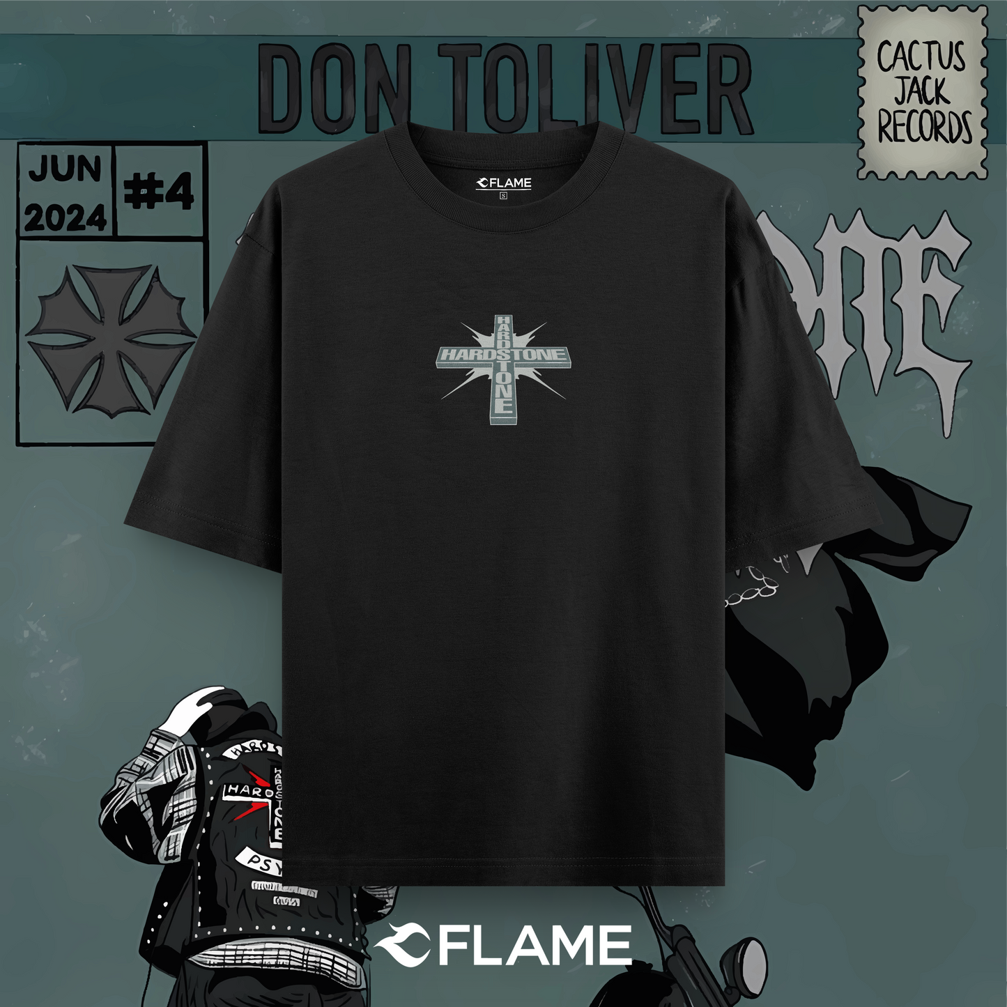 DON TOLIVER Hardstone Psycho T-shirt