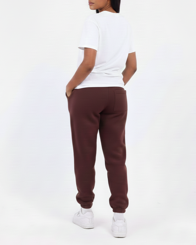 FLAME Lastik Paça Puffy Kumaş Eşofman Altı Oversize