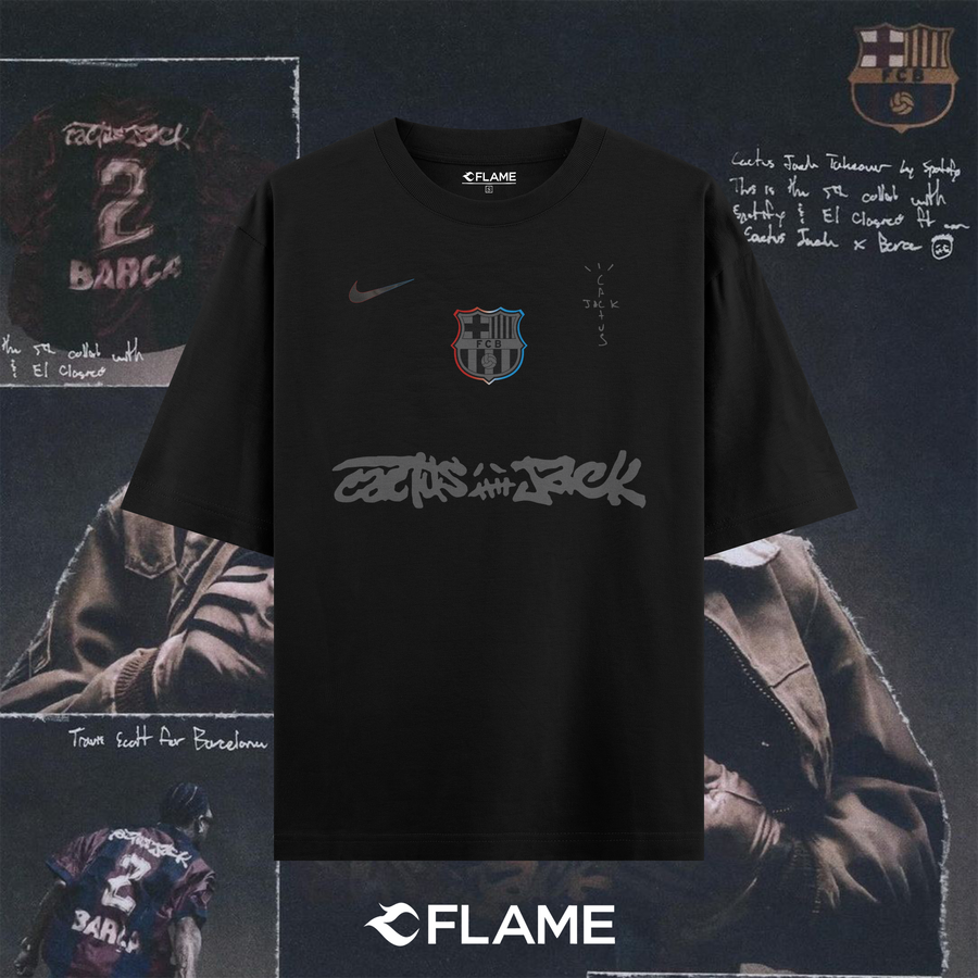 CACTUS JACK x FCB Special Edition T-shirt Oversize