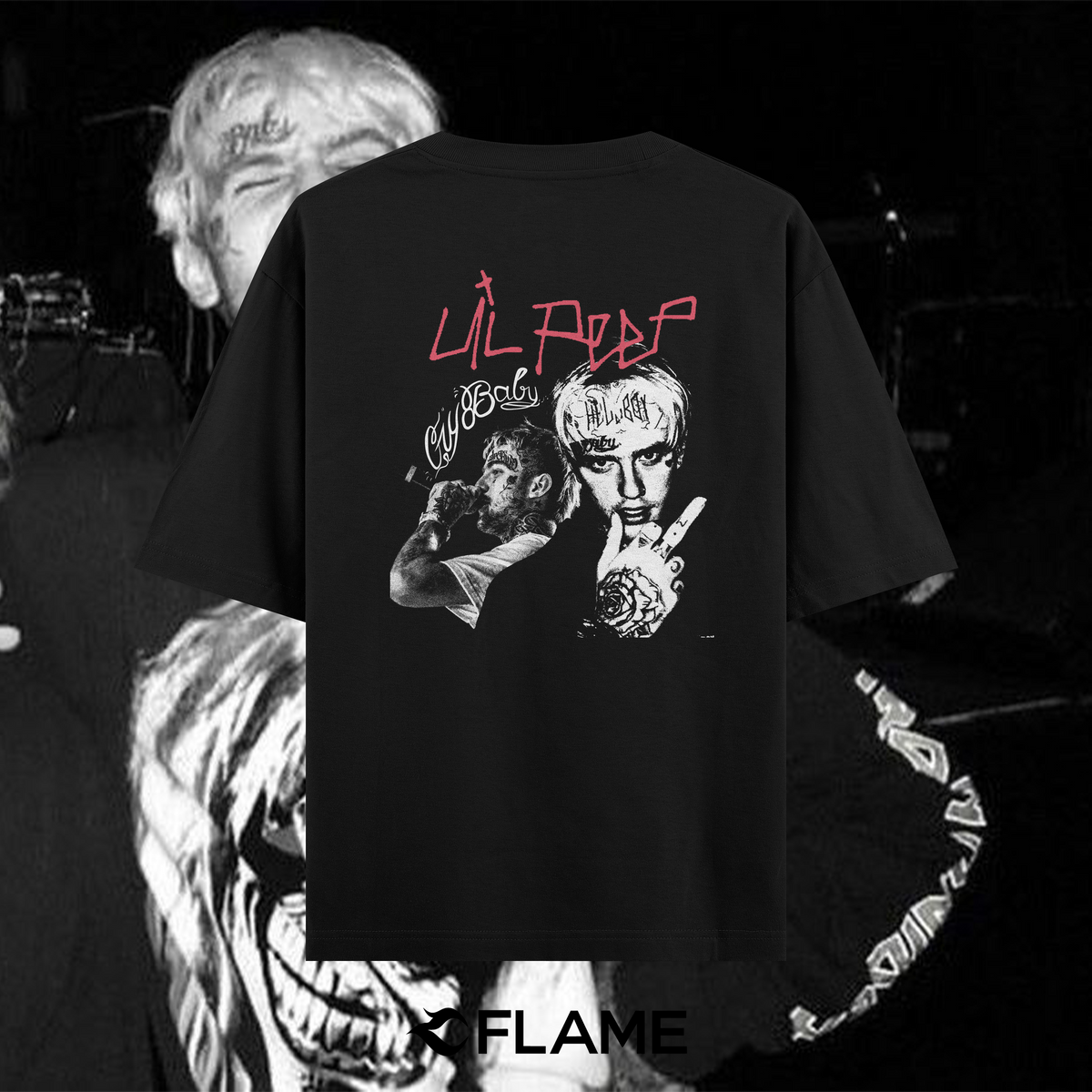 LIL PEEP Baby T-shirt Oversize